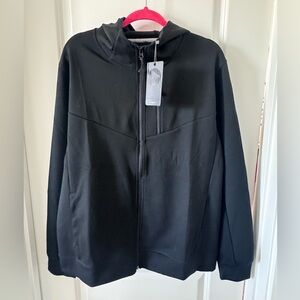 NWT Men’s Black Zip-Up Hoodie XL